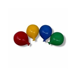 Vintage 1976‎ Burwood Balloon Wall Hangings Set of 4 Nursery Playroom Decor USA